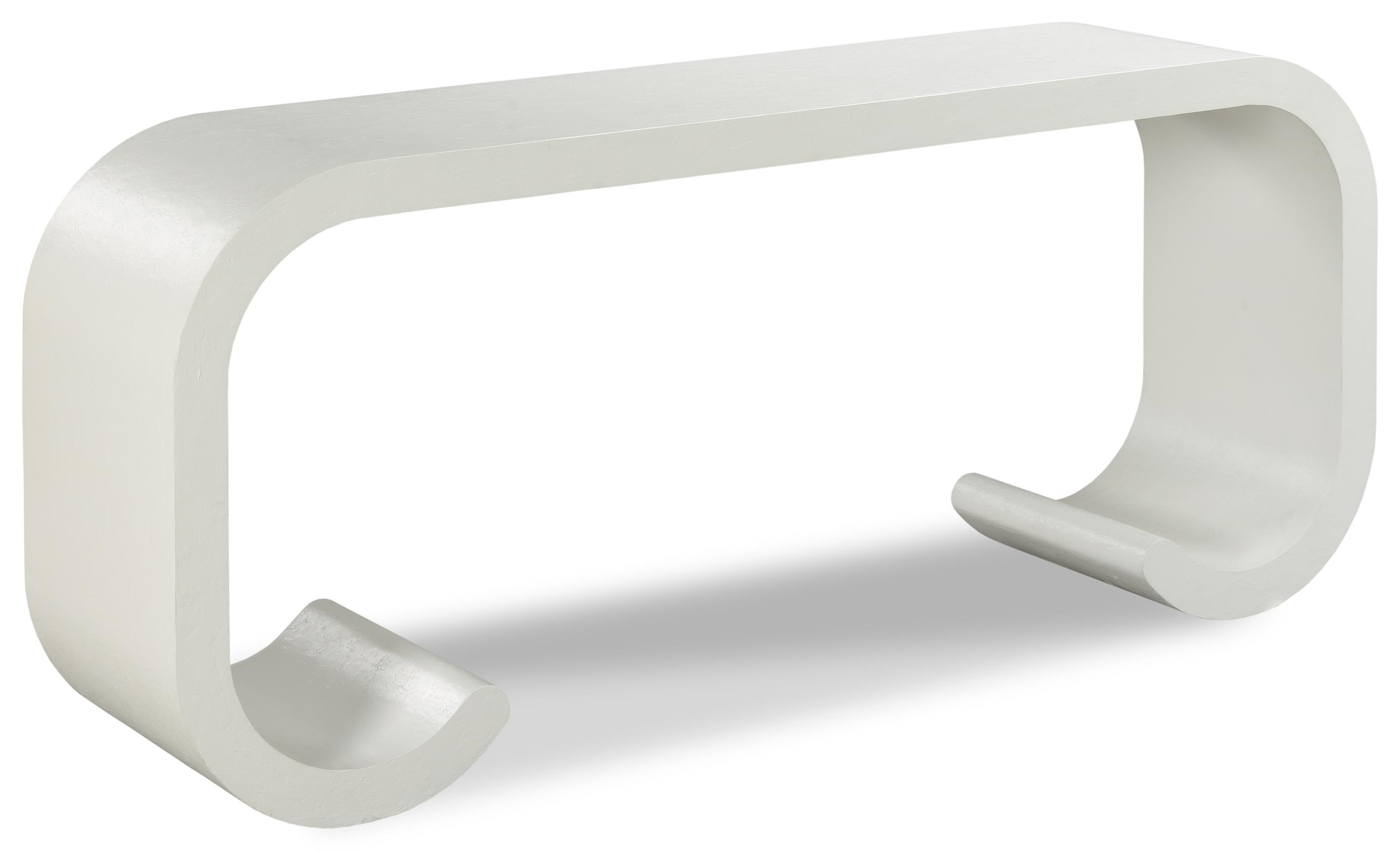 Woodbridge Lauren Liess Scroll Console Belfort Furniture Sofa